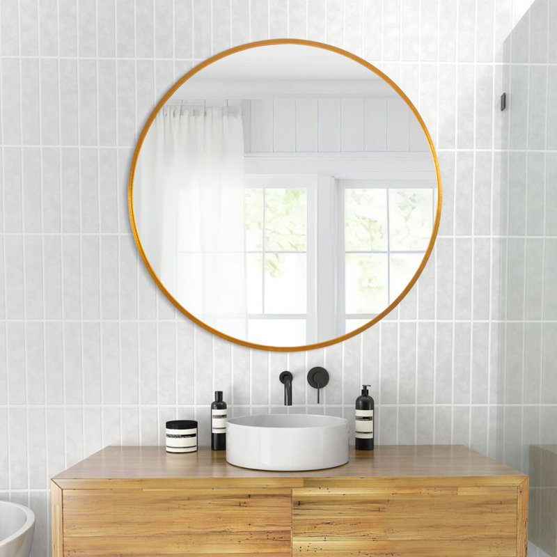 Hashtag Home Elberta Modern & Contemporary Bathroom/Vanity Mirror